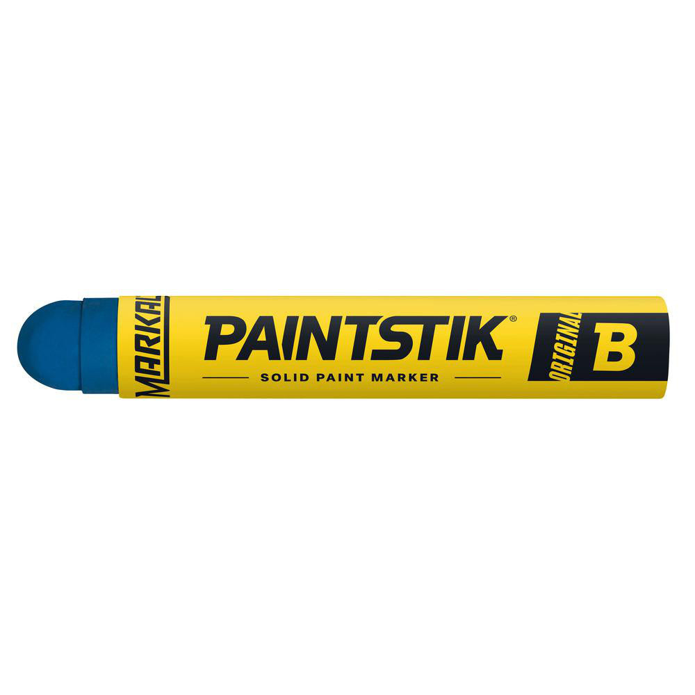 Markal 80225 Solid Paint Marker Blue, Oil Base, Round Tip