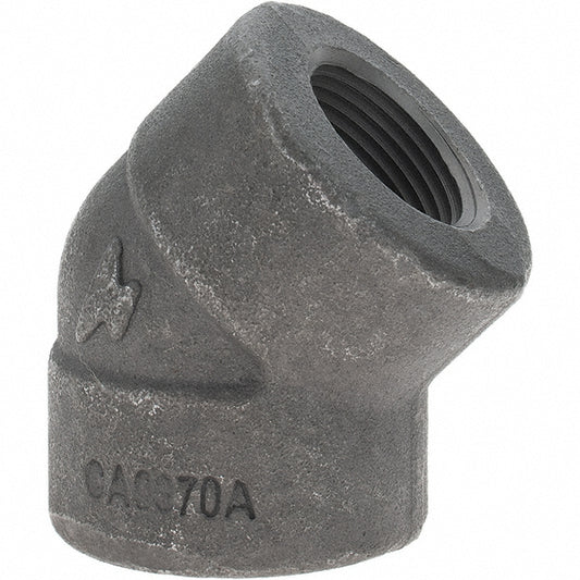 Anvil 0361111008 Black 45 &deg Elbow 1", Threaded