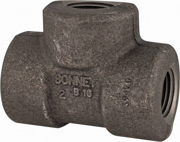 Anvil 0361119605 Black Tee 1/2", Threaded