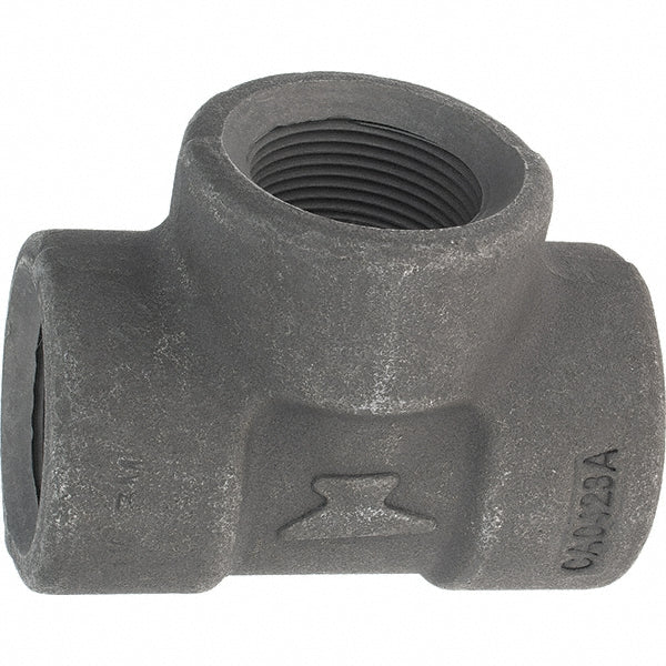 Anvil 0361120207 Black Tee 1-1/4", Threaded