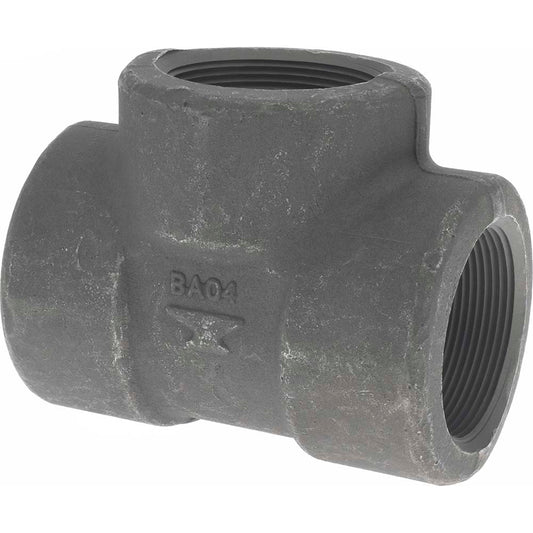 Anvil 0361120603 Black Tee 2", Threaded