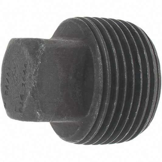 Anvil 0361301203 Black Square Plug 1", Threaded