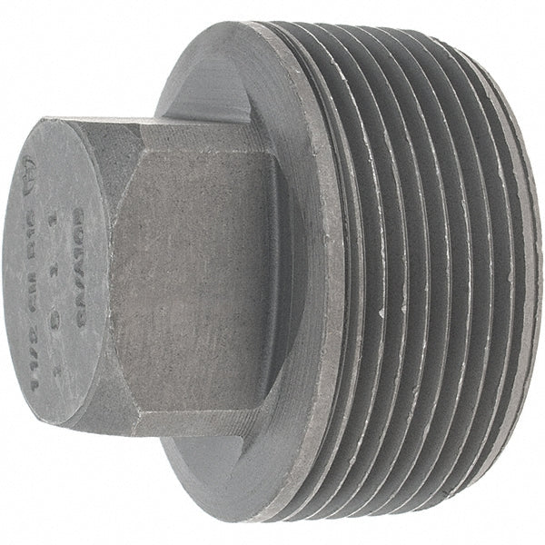 Anvil 0361301609 Black Square Plug 1-1/2", Threaded