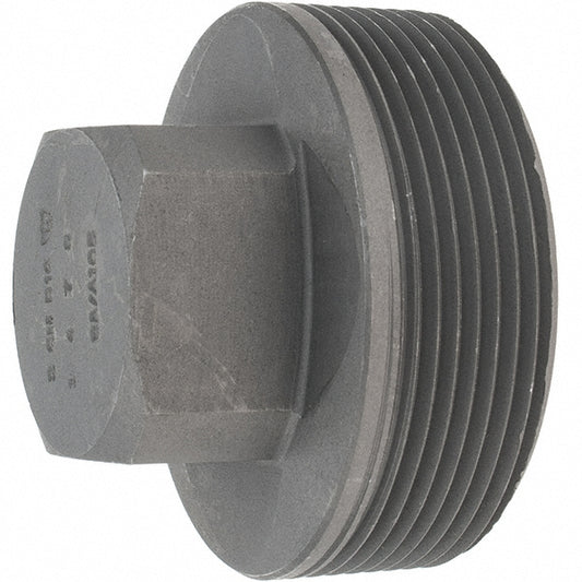 Anvil 0361301807 Black Square Plug 2", Threaded