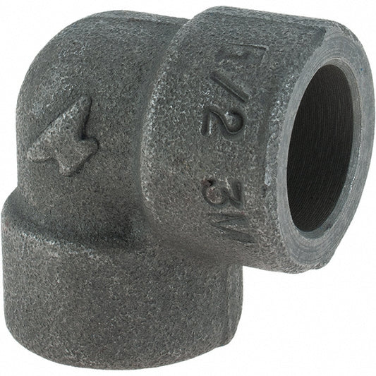 Anvil 0362000804 Black 90 &deg Elbow 1/2", Welded