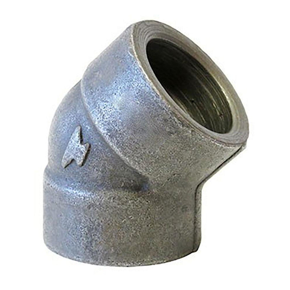 Anvil 0362013005 Black 45 &deg Elbow 1/2", Welded