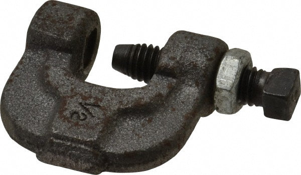 Anvil 0500007414 C-Clamp with Locknut 3/4" Flange Thickness, 1/2" Rod