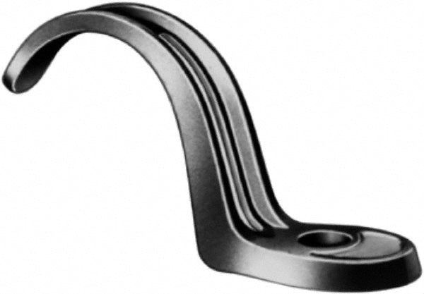 Anvil 0500015060 2" Pipe, Malleable Iron, Black Plated" Pipe or Conduit Strap