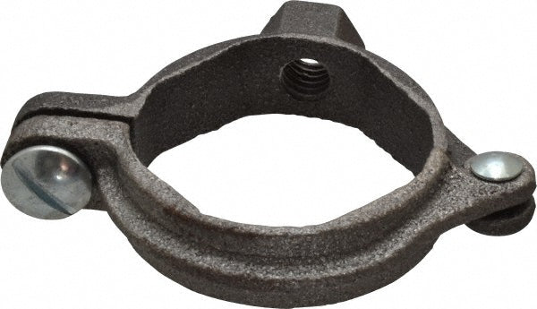 Anvil 0560018848 Extension Split Pipe Clamp 1-1/4" Pipe, Malleable Iron, Blue & Silver