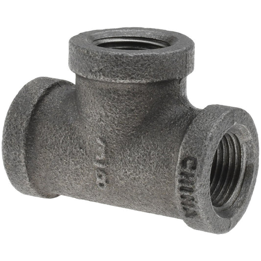 Value Collection B130 10 Black Tee 3/8", Threaded