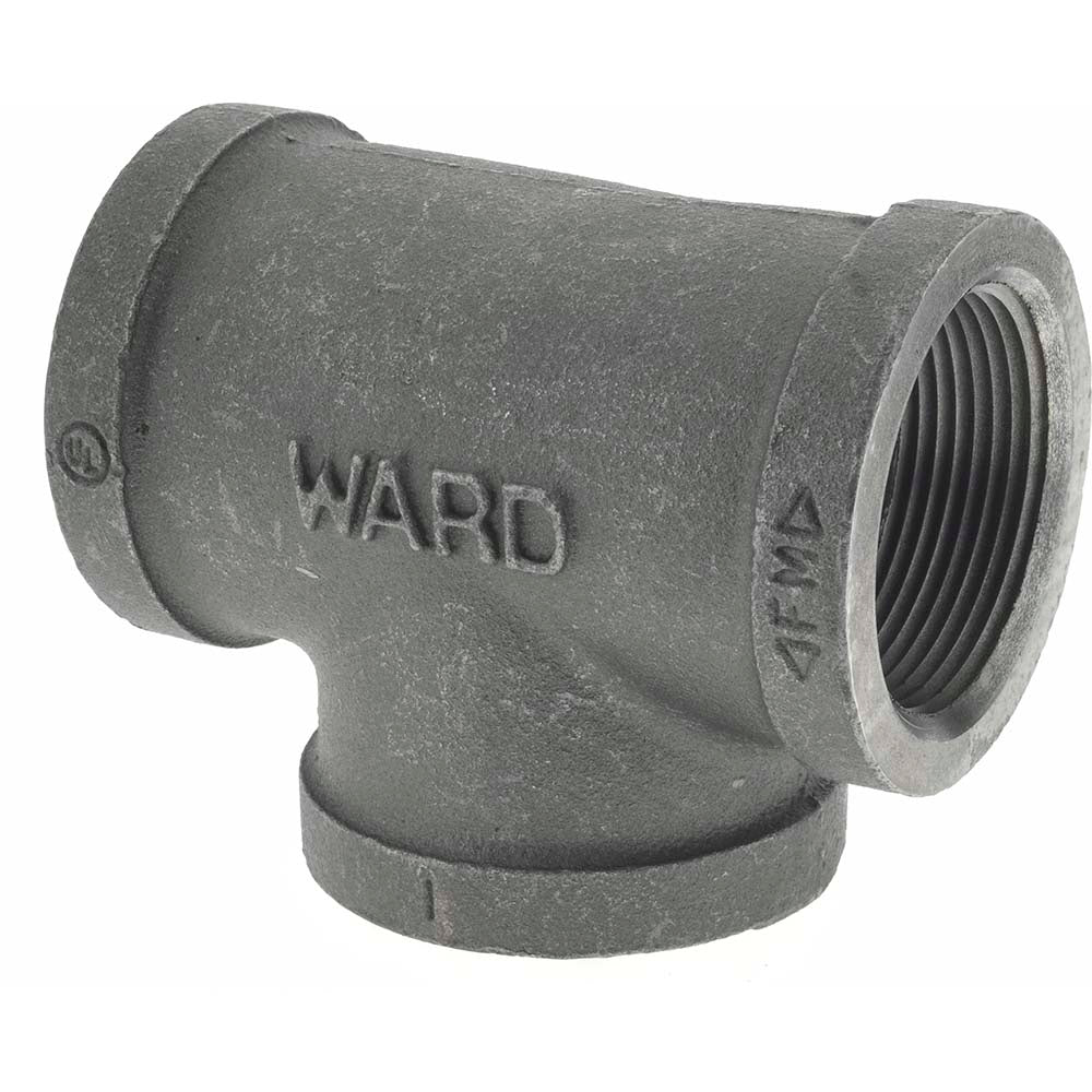 Value Collection B130 40 Black Tee 1-1/2", Threaded