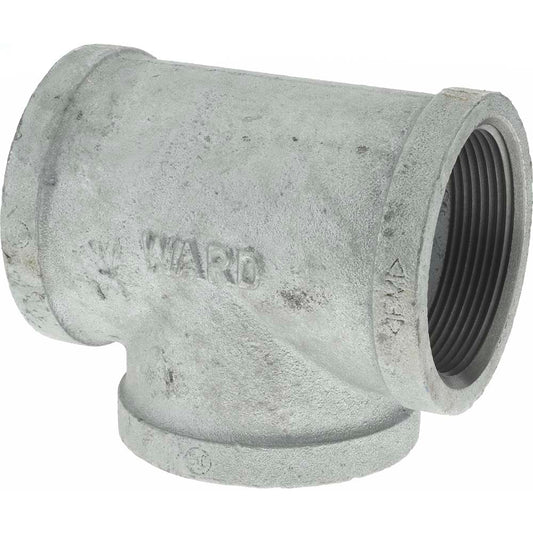 Value Collection G130 80 3" Galvanized Malleable Iron Pipe Tee