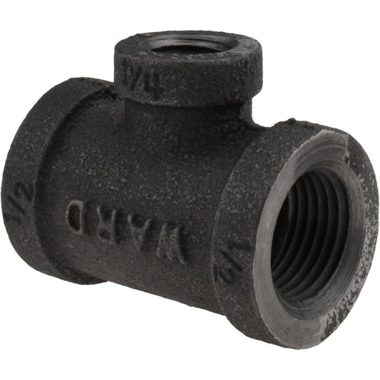 Anvil 0310037205 Black Reducer 1/2 x 1/2 x 1/4", Threaded
