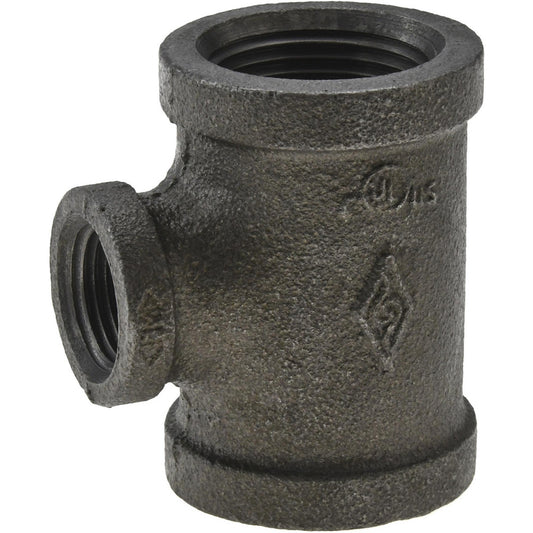 Value Collection B130R 25X15 Black Reducer 1 x 1 x 1/2", Threaded