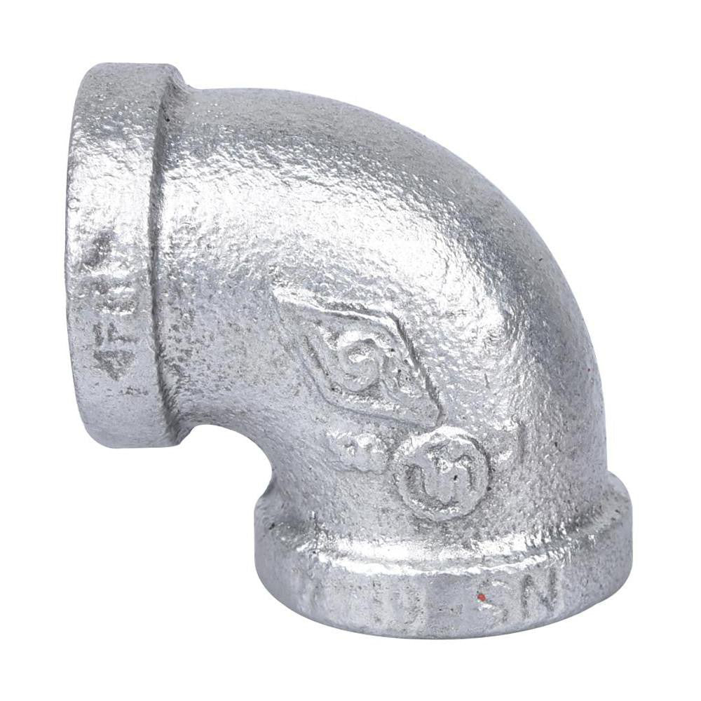 Value Collection MDG90 15-5 Malleable Iron Pipe 90 &deg Elbow 1/2" Fitting