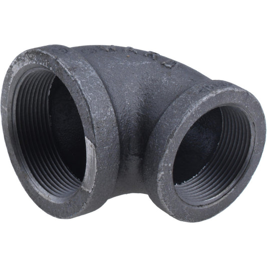 Value Collection B90R 50X40 Black 90 &deg Elbow & Reducing Elbow 2 x 1-1/2", Threaded