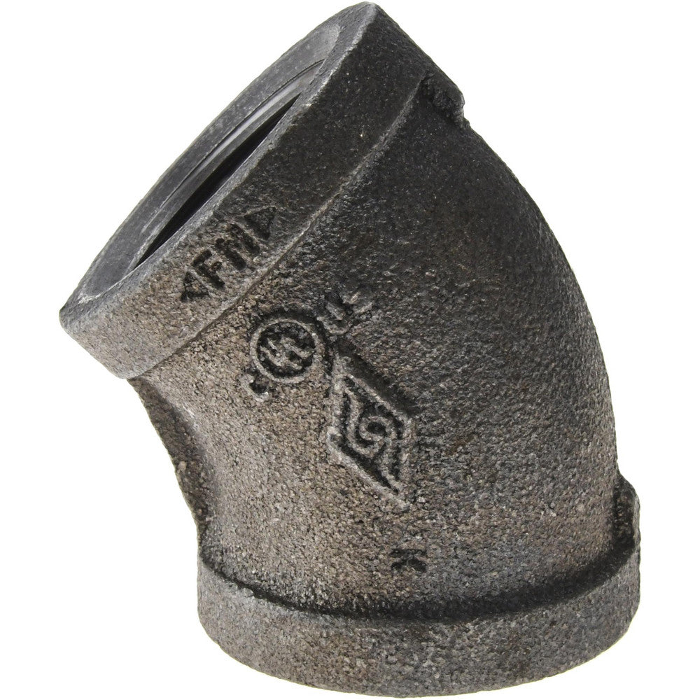 Value Collection B120 25 Black 45 &deg Elbow 1", Threaded