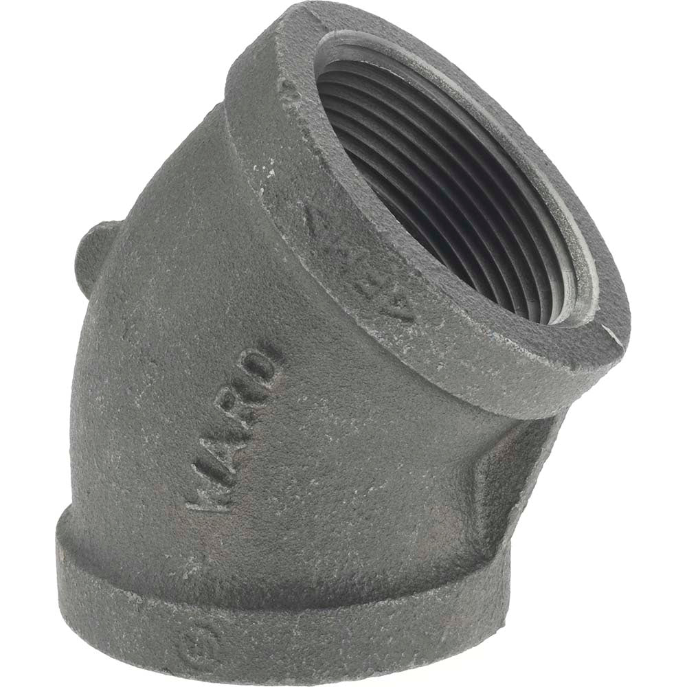 Value Collection B120 40 Black 45 &deg Elbow 1-1/2", Threaded