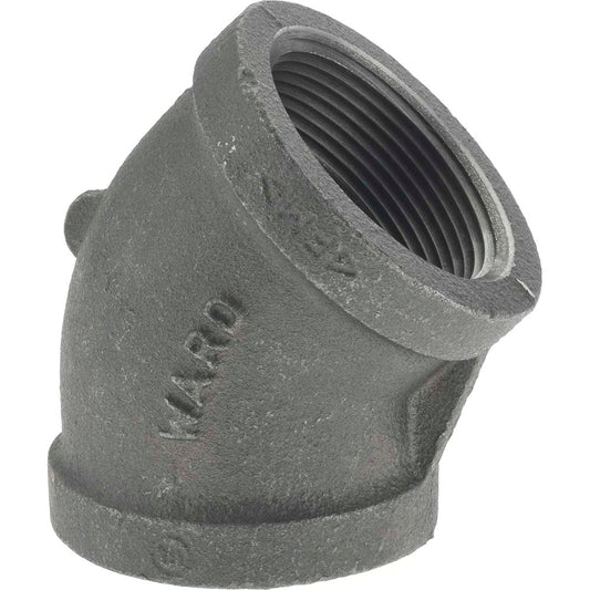 Value Collection B120 40 Black 45 &deg Elbow 1-1/2", Threaded