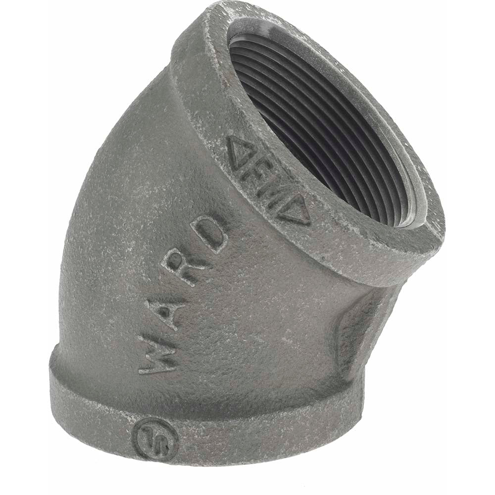 Value Collection B120 50 Black 45 &deg Elbow 2", Threaded