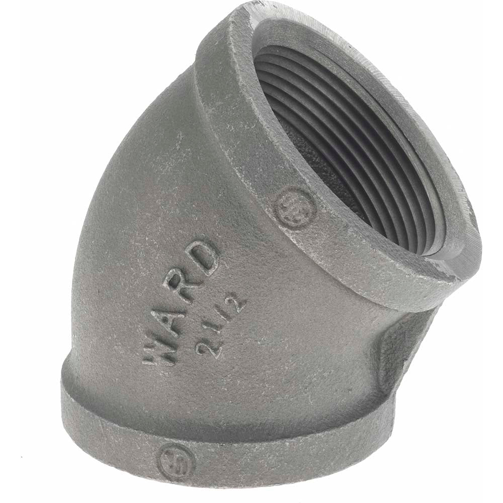 Value Collection B120 65 Black 45 &deg Elbow 2-1/2", Threaded