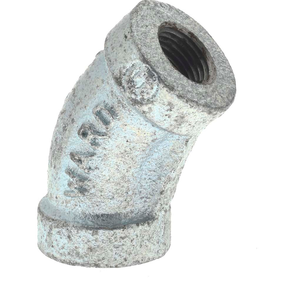 Anvil 0311022800 Malleable Iron Pipe 45 &deg Elbow 1/8" Fitting