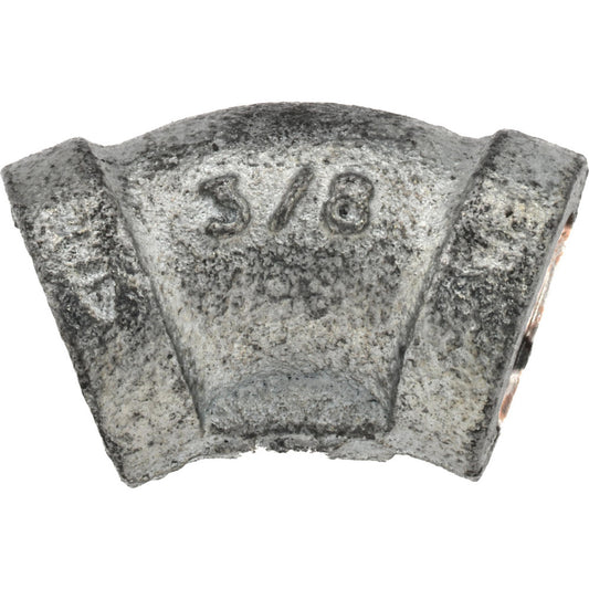 Value Collection G120 10 Malleable Iron Pipe 45 &deg Elbow 3/8" Fitting