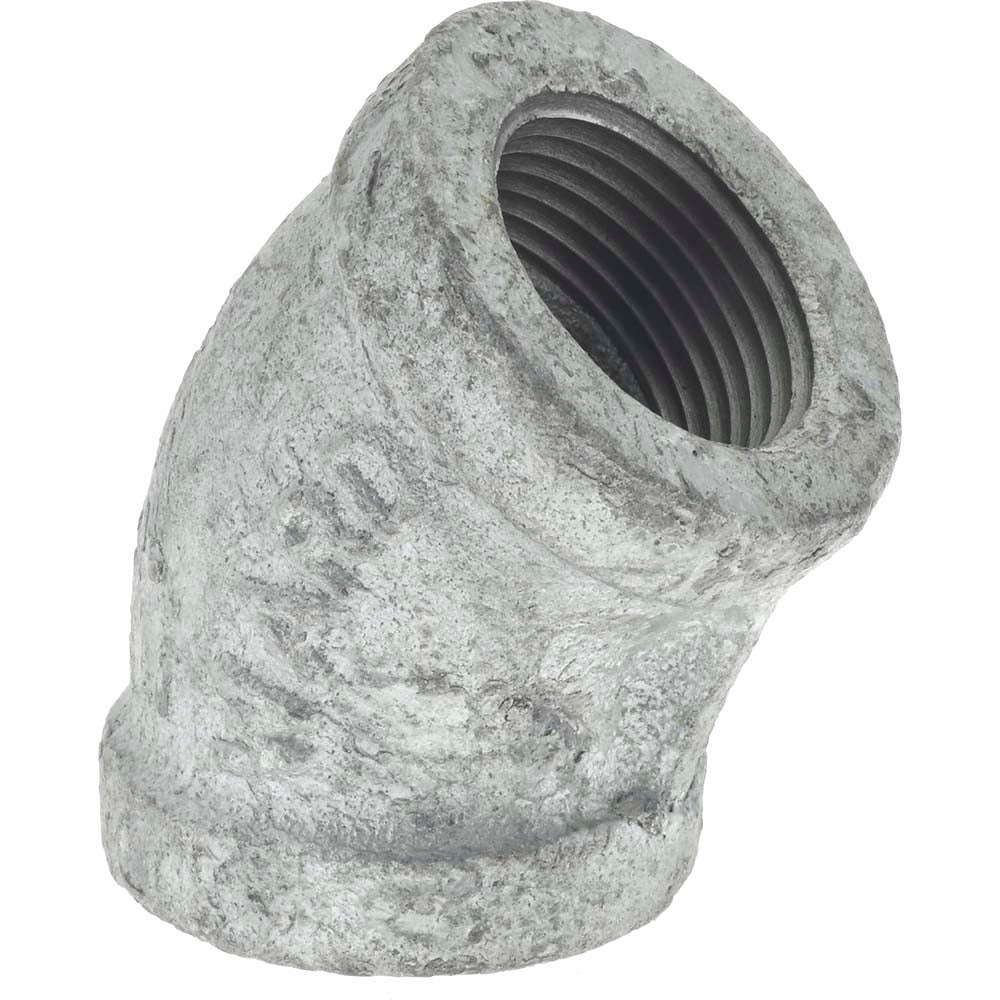 Value Collection G120 20 Malleable Iron Pipe 45 &deg Elbow 3/4" Fitting