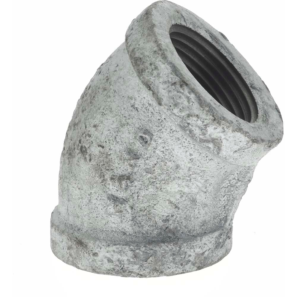 Value Collection G120 25 Malleable Iron Pipe 45 &deg Elbow 1" Fitting