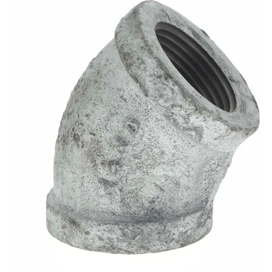 Value Collection G120 25 Malleable Iron Pipe 45 &deg Elbow 1" Fitting