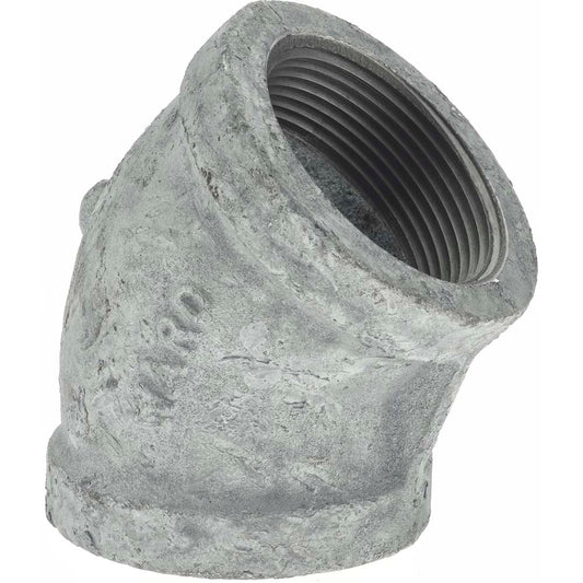 Value Collection G120 40 Malleable Iron Pipe 45 &deg Elbow 1-1/2" Fitting