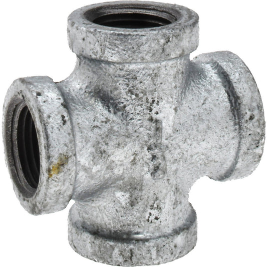 Value Collection G180 15 Malleable Iron Pipe Cross 1/2" Fitting