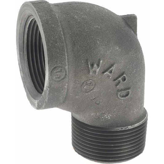 Value Collection B92 32 Size 1-1/4", Class 150, Malleable Iron Black Pipe 90&deg Street Elbow