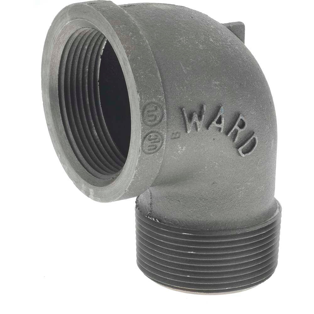 Value Collection B92 65 Black 90 &deg Street Elbow 2-1/2", Threaded