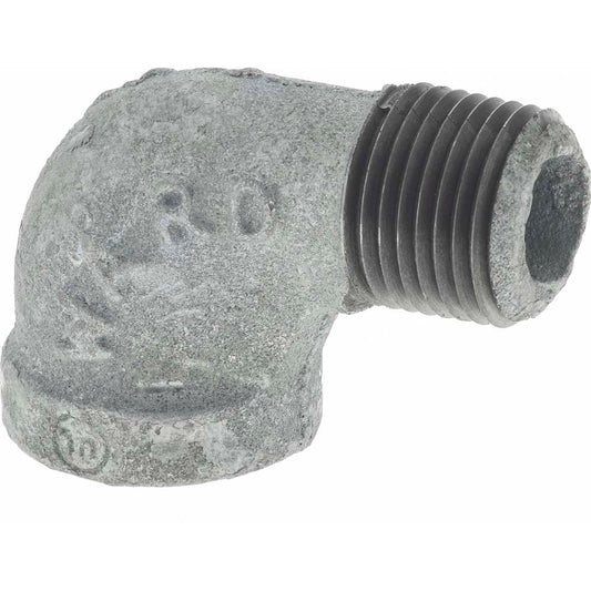 Anvil 0311016208 Malleable Iron Pipe 90 &deg Street Elbow 1/2" Fitting