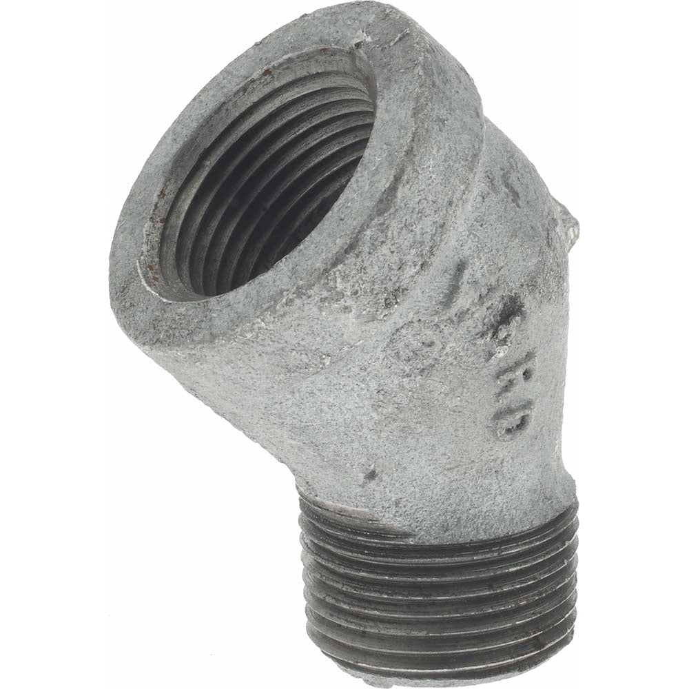 Value Collection G121 20 Malleable Iron Pipe 45 &deg Street Elbow 3/4" Fitting
