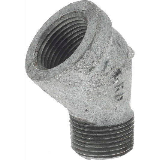 Value Collection G121 20 Malleable Iron Pipe 45 &deg Street Elbow 3/4" Fitting