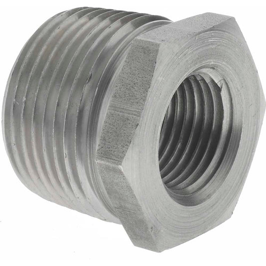 Anvil 0318906682 Black Hex Bushing 1 x 1/2", 150 psi, Threaded