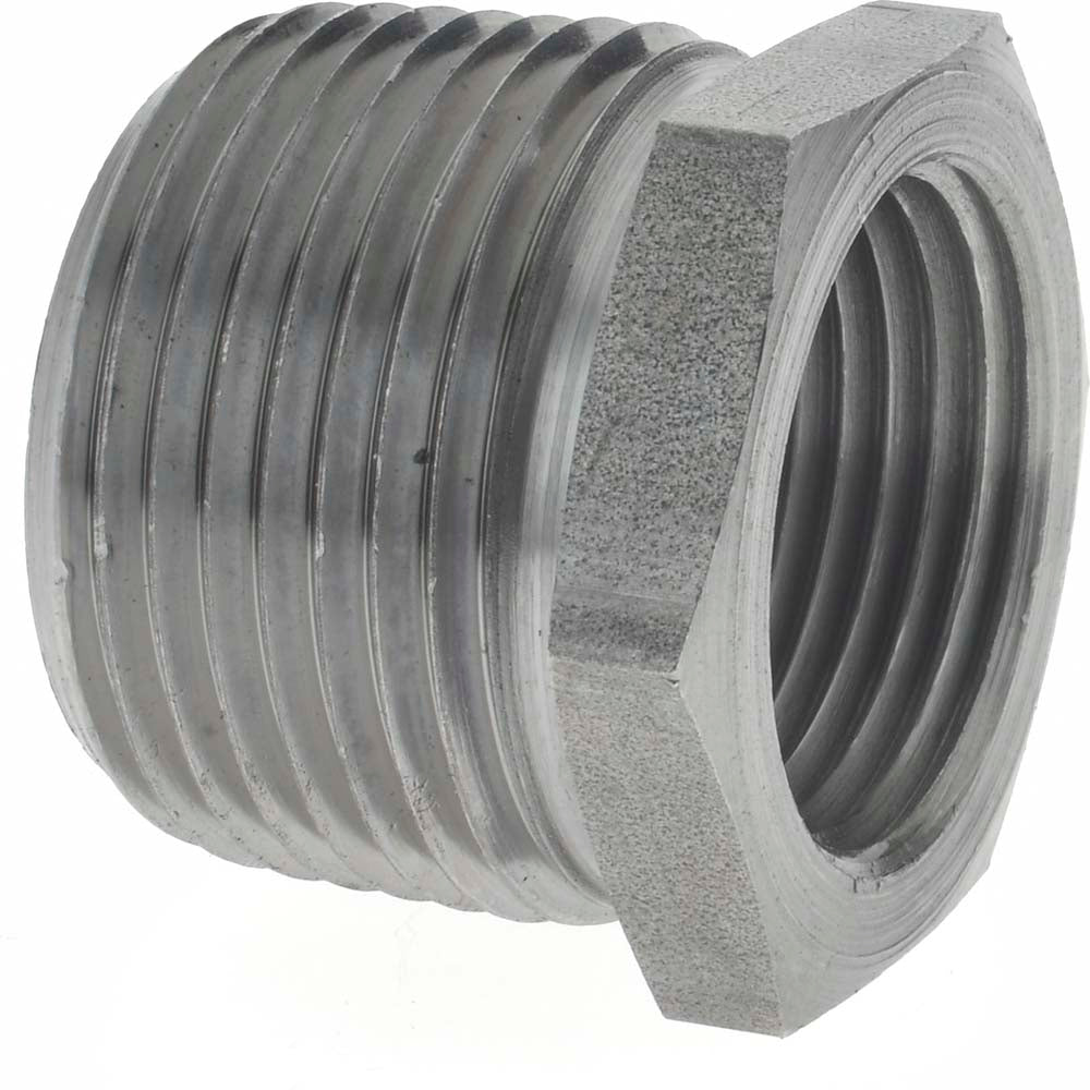 Anvil 0318906641 Black Hex Bushing 1 x 3/4", 150 psi, Threaded