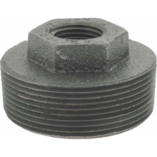 Value Collection B241N 50X15 Size 2 x 1/2", Class 150, Malleable Iron Black Pipe Hex Bushing