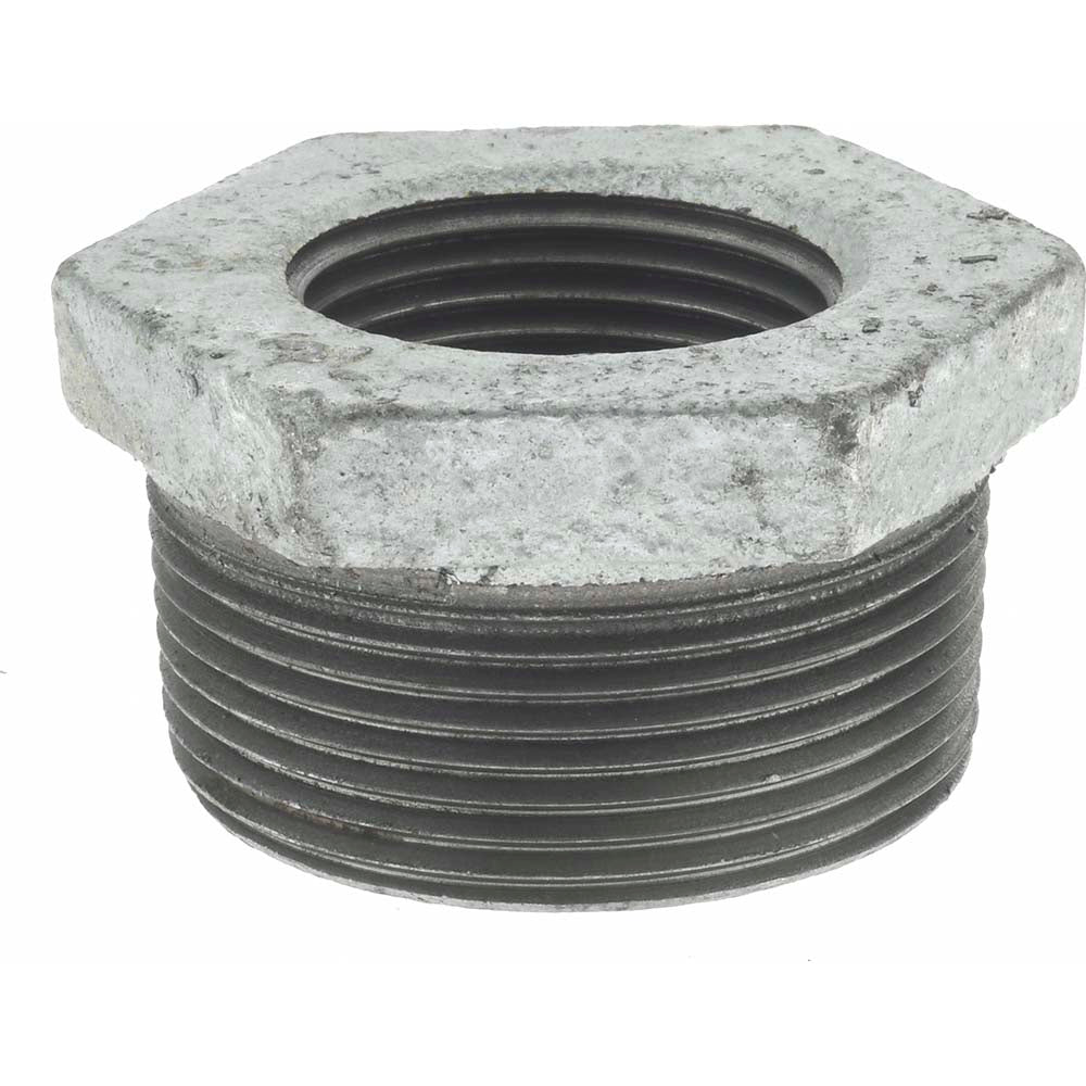 Value Collection MDG241 40X25 1-1/2 x 1" Galvanized Malleable Iron Pipe Hex Bushing