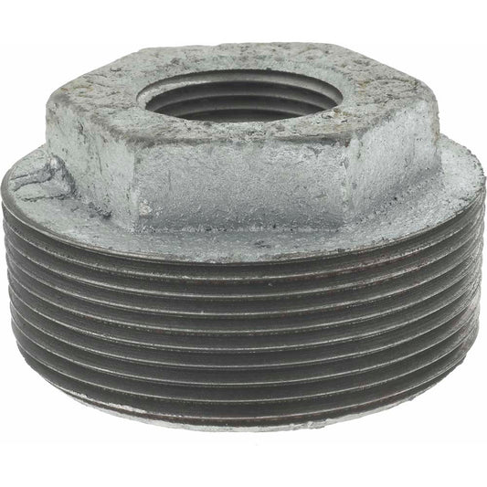 Value Collection G241N 50X20 2 x 3/4" Galvanized Malleable Iron Pipe Hex Bushing
