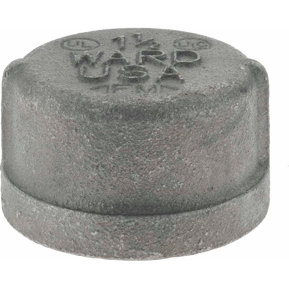 Value Collection B300 40 Black End Cap 1-1/2", Threaded