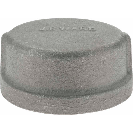 Value Collection B300 65 Black End Cap 2-1/2", Threaded
