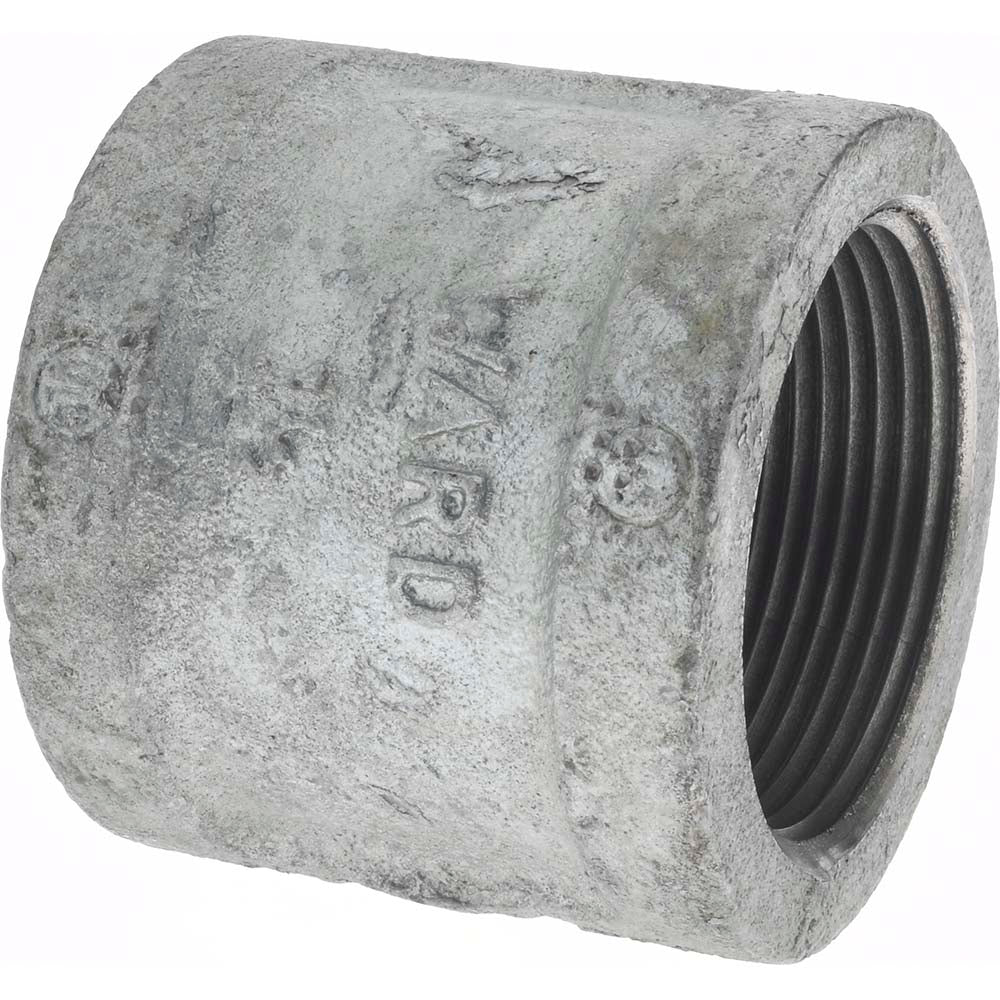 Value Collection G220 40 1-1/2" Galvanized Malleable Iron Pipe Coupling (Right Hand)