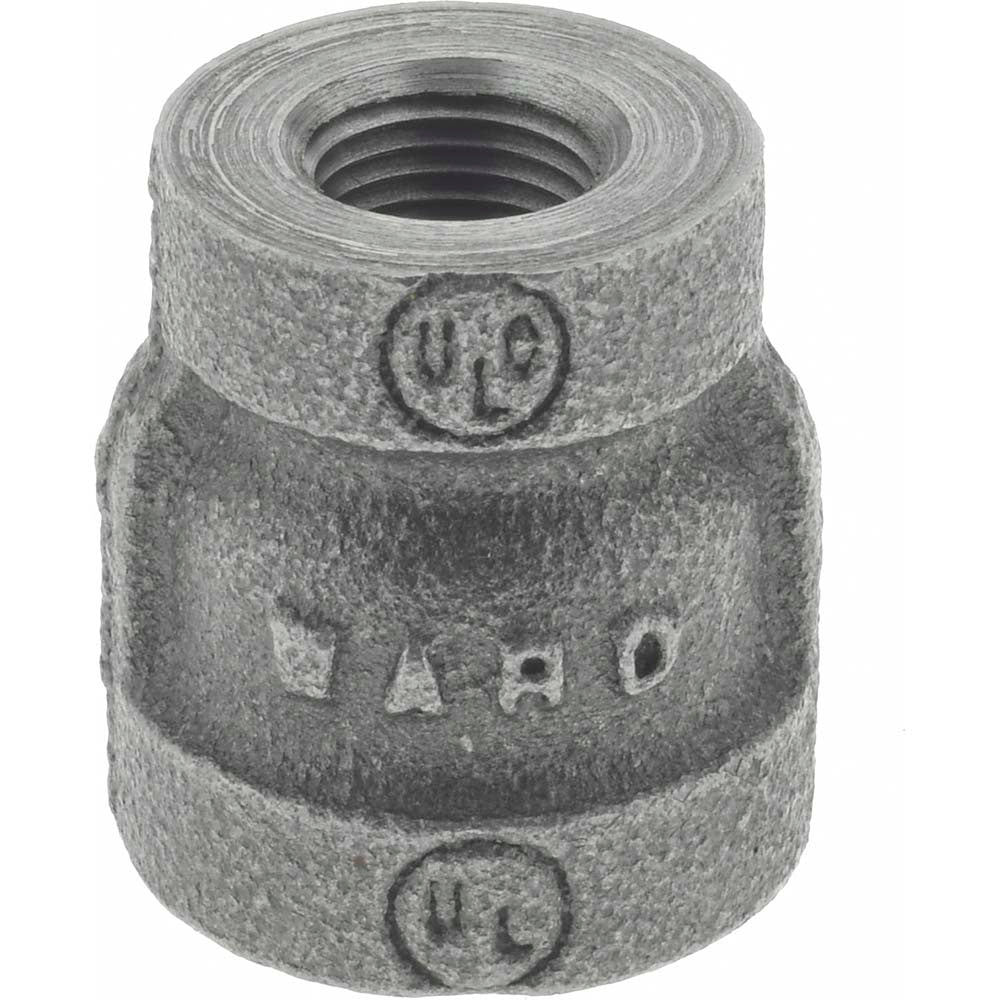 Value Collection B240 8X6 Black Reducing Coupling 1/4 x 1/8", Threaded