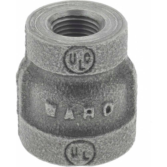 Value Collection B240 8X6 Black Reducing Coupling 1/4 x 1/8", Threaded