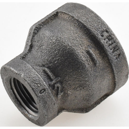 Value Collection B240 25X15 Black Reducing Coupling 1 x 1/2", Threaded