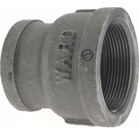 Value Collection B240 50X40 Black Reducing Coupling 2 x 1-1/2", Threaded