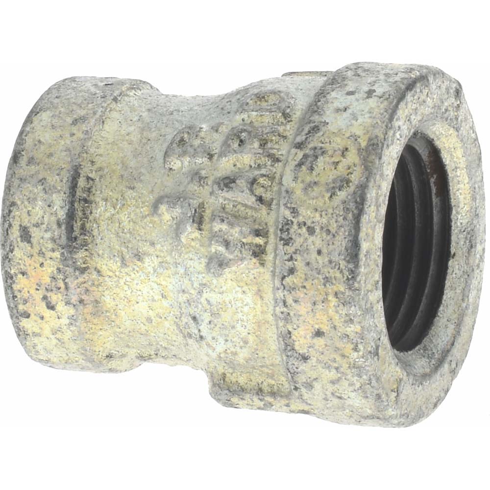Value Collection G240 10X8 3/8 x 1/4" Galvanized Malleable Iron Pipe Reducing Coupling